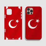 Winex Mobile Huawei Nova 5 Pro Türk Bayrağı Fullbody Arka Kaplama