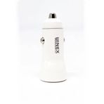 Winex Mobile W001 USB A Çift Çıkışlı 3.1A Beyaz Araç Şarj Aleti