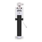 Winex SR342 Type-C Girişli Katlanabilir Selfie Stick Çubuğu beyaz-siyah