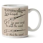 Wingardium Leviosa Iki Tarafı Baskılı Kupa Bardak