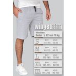 wingetstar Erkek Gri Bermuda Şort