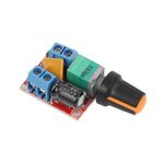 WINGONEER DC motor devir sayısı regülatörü platini 3V-35V 5A PWM regülatörü kademesiz DC 3V 6V 12V 24V 35V değişken voltaj regülatörü kısma regülatörü anahtarlama kurulum LED gösterge ve şalter fonksiyonu ile