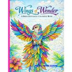 "Wings of Wonder: A Birds Zentangle Coloring Book": "Flight of Patterns: A Zentangle Bird Coloring Adventure"