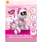 Wingzy Uzaktan Kumandalı Şarjlı Akıllı Kedi - Interaktif, Eğitici ve Eğlendirici Robot Oyuncak - Pembe