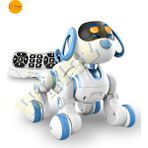 Wingzy Uzaktan Kumandalı Şarjlı Akıllı Köpek - Interaktif, Eğitici ve Eğlendirici Robot Oyuncak - Beyaz
