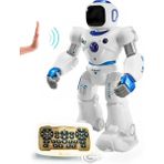 Wingzy Uzaktan Kumandalı Şarjlı Akıllı Robot - Eğitici ve Eğlendirici Interaktif Büyük Boy Oyuncak - Beyaz