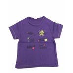 Winimo WNM-22-Y44-MR Winimo T-Shirt Süprem I Love Summer Baskılı Mor