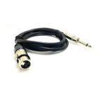 Winkel 1.5 m 6.3 mm Erkek XLR Dişi Kablo