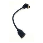 Winkel 20 cm 90 Derece Dişi Erkek HDMI Kablo