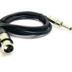 Winkel 6.3 mm 3 m Erkek XLR Dişi Kablo