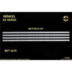 Winkel SET-2270 Skytech 43 inç TV Bar Led Takımı