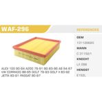 WINKEL WAF-296 Hava Filtresi Golf II Jetta Passat 88-97 / A6 94-97