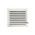 winlüx Alüminyum Banyo Wc Havalandırma Menfezi 40x40 Beyaz Seri