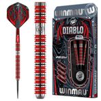 WINMAU Diablo 22 Gram Profesyonel çelik uç tungsten dart seti ile birlikte dart uçuşları ve miller (Şaftı)