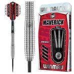 WINMAU Maverick 21 Gram Profesyonel çelik uç tungsten dart seti ile birlikte dart uçuşları ve miller (Şaftı)