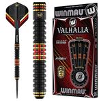 WINMAU Valhalla 22 Gram Profesyonel çelik uç tungsten dart seti ile birlikte dart uçuşları ve miller (Şaftı)