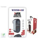 WINNBOSS 340034 Wınnboss 3X Usb Li Termal Akım Korumalı Priz