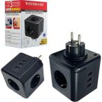 Winnboss Akım Korumalı Priz Üçlü 2xusb 1 x Type-C 10A 2500W Wınnboss WN-3440