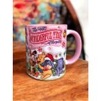 Winnie The Pooh Wonderful Time Hediyelik Kupa Bardak-Yılbaşı, Doğum Günü Hediyesi-Ev Ofis Kupası - Pembe - 330 ml