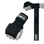 Winning Streak Pro Boks İç Eldiveni, Jel Dolgulu Boks El Desteği ve Konfor için Hızlı Sargılar Kickboks Muay Thai Sargıları MMA Sargıları Antrenman için İç Jel Eldiven (M, Siyah)