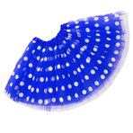 WINROLA Genç Kızlar Puantiyeli Tutu Glitter Bale 3 Katmanlı Tül Dans Etek Fare Küçük Kızlar 3-8Y Kostüm Giydirme Tutu, Mavi, M