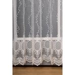 Winsev Tekstil Ayna Brode Nakış Işlemeli Tül Perde (1/3 Sık Pile) - 450 x 250 cm - Ekru