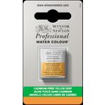 Winsor & Newton 0101891 profesyonel sulu boya, sanatçı kalitesinde canlı sulu boya, yüksek renk parlaklığı ve parlaklık, solmaz, arşiv kalitesi, 1/2 kap – kadmiyum içermez, koyu sarı
