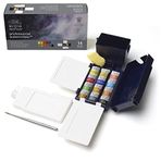 Winsor & Newton 0190685 profesyonel sulu boya, sanatçı kalitesinde canlı sulu boya, yüksek renk parlaklığı ve parlaklık, solmaz, arşiv kalitesi - saha cebi seti, 1/2 kap içinde 12 renk