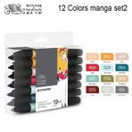 Winsor & Newton 12+1 Promarker Manga Seti