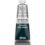 Winsor & Newton 1414048 Winton, ince kaliteli yağlı boya – 37 ml tüp, eşit kıvamlı, ışığa dayanıklı, yüksek kapatma gücü, renk pigmentleri açısından zengin – ftalo koyu yeşil