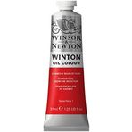 Winsor & Newton 1414107 Winton, ince kaliteli yağlı boya – 37 ml tüp eşit kıvamlı, ışığa dayanıklı, yüksek kapatma gücü, renk pigmentleri bakımından zengin, kadmiyum kırmızısı renk tonu