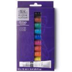 Winsor & Newton 1590271 Artisan sulu karıştırılabilir yağlı boya, yüksek pigment konsantrasyonu, iyi kapatma gücü ve ışık haslığı - başlangıç seti 12 ml tüp içinde 10 renk