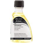 Winsor & Newton 3039726 Artisan aspir yağı, suyla karıştırılabilir yağlı boyalar için, yavaş kurur, sararmaz, yağlı boyaların renk akışını, parlaklığını ve şeffaflığını iyileştirir, 250 ml şişe