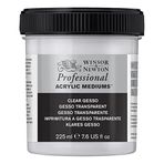 Winsor & Newton 3040859 Şeffaf Gesso, Akrilik Boyalar, Yağlı Boyalar, Alkid Renkleri İçin Astar - 225 Ml Saksı
