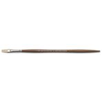 Winsor & Newton 5010306 sentetik sanatçı yağlı fırça, yüksek esneklik ve kullanım ömrü, yağlı boyalar ve alkid boyalar için ergonomik sap - düz fırça, kısa No. 6