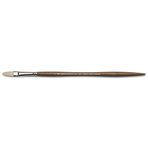 Winsor & Newton 5010606 sentetik sanatçı yağlı fırça, yüksek esneklik ve kullanım ömrü, yağlı boyalar ve alkid boyalar için ergonomik sap - Filbert fırçası No. 6