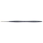 Winsor & Newton 5011300 profesyonel sulu boya fırçası, sentetik lifli sulu boya için boya fırçası, ergonomik sap, uzun ömürlü ve şeklini korur, kısa saplı - arma fırçası No. 0, gri