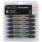 Winsor Newton 6'lı Set Pastel Tones Promarker