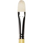Winsor & Newton Artists' Sert Kıl Uzun Sap Kedi Dili Fırça N:12 - Beyaz