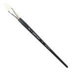 Winsor & Newton Azanta Black fırça yağlı boya ve akrilik boya, ahşap, şeffaf, Filbert - 17mm Nr. 10