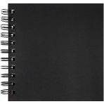 Winsor & Newton Black Sert Kapaklı Spiralli Eskiz Defteri 180 gr (40 Yaprak) 15 x 15 cm