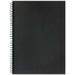 Winsor & Newton Black Sert Kapaklı Spiralli Eskiz Defteri 180 gr (40 Yaprak) A3