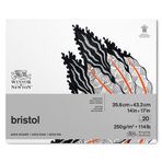 Winsor & Newton, Bristol Kağıt Pedi 250 gsm, 14x17 inç, 20 Yaprak
