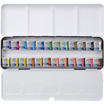 Winsor Newton Cotman 24 Renk Metal Kutu Suluboya Seti