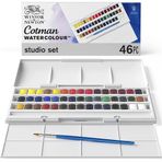 Winsor & Newton Cotman 45x Yarım Tablet Studio Set Sulu Boya