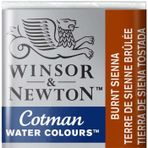 Winsor & Newton Cotman Burnt Sienna 74 Yarım Tablet Sulu Boya