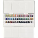 Winsor & Newton Cotman Sulu Boya Stüdyo Set Yarım Tabletli 45 Parça Renkli Boyalar