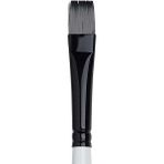 Winsor & Newton Professional Akrilik Uzun Saplı Sentetik Kısa Yassı Fırça No:12