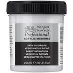 Winsor & Newton Profesyonel Akrilik, Akrilik Boya 237 ml Tüp, Yüksek kapatma gücü, Sanatçı kalitesi, titanyum beyaz, akrilik, UV-Firnis Seidenmatt, Firnis - 225ml Flasche
