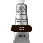 Winsor & Newton Profesyonel Akrilik Boya, 60ml (2 oz) Tüp, Fildişi Siyahı